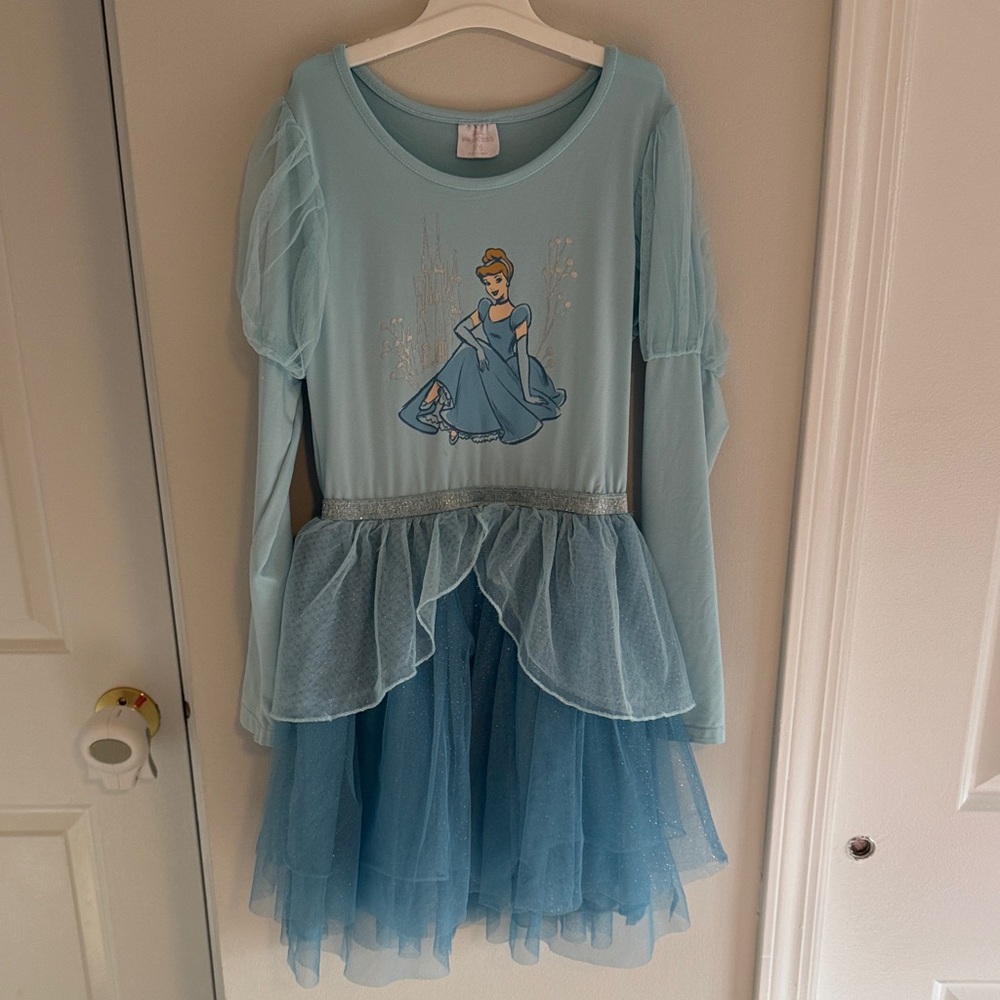 Disney Blue Cinderella Long Sleeve Dress